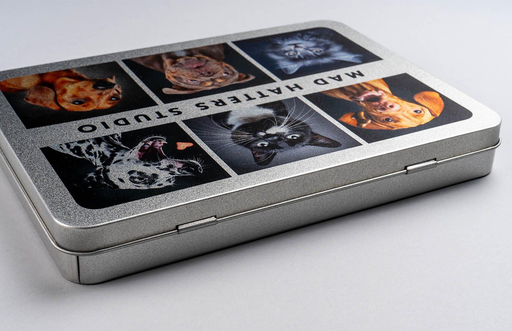 USB Tin Metal Box