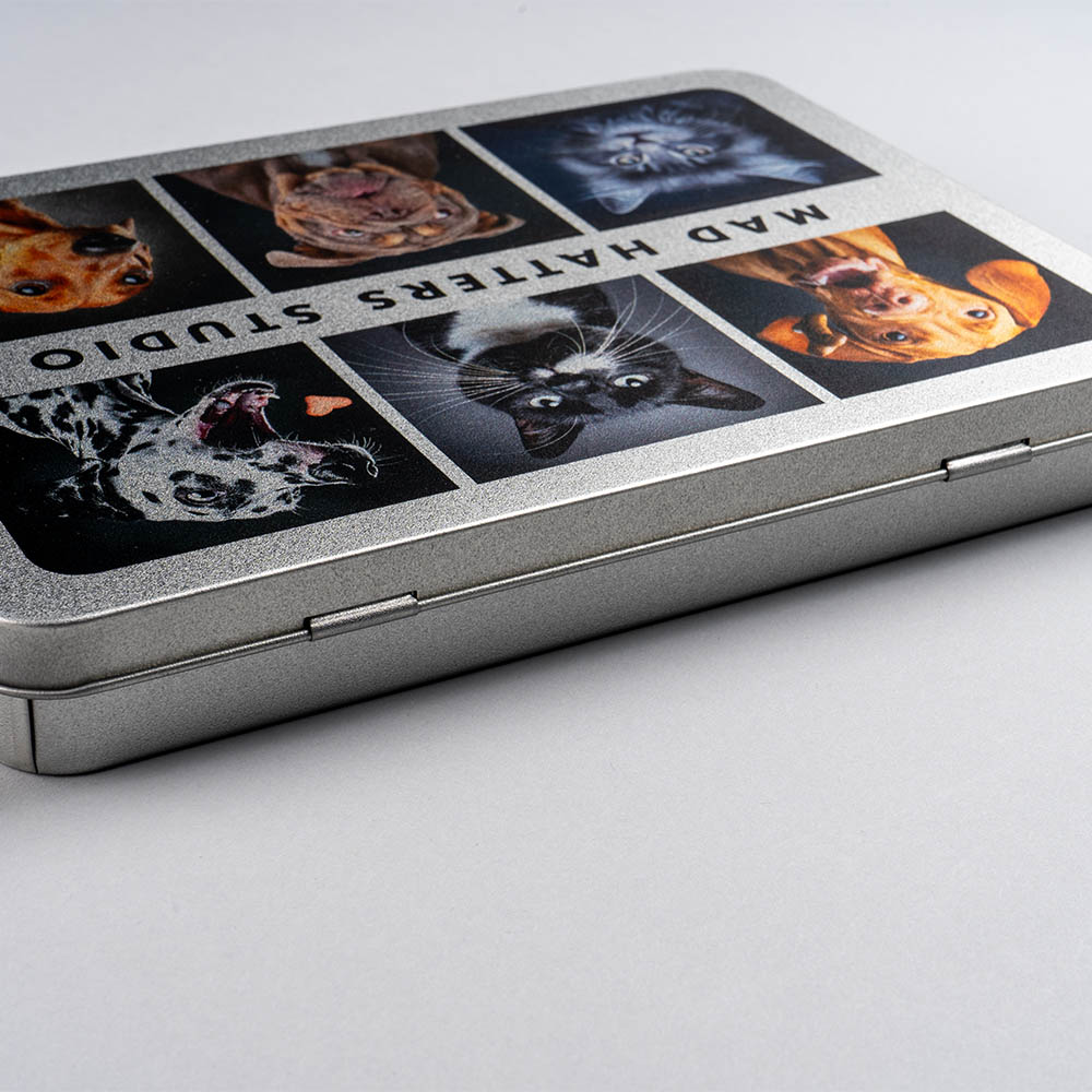 USB Tin Metal Box