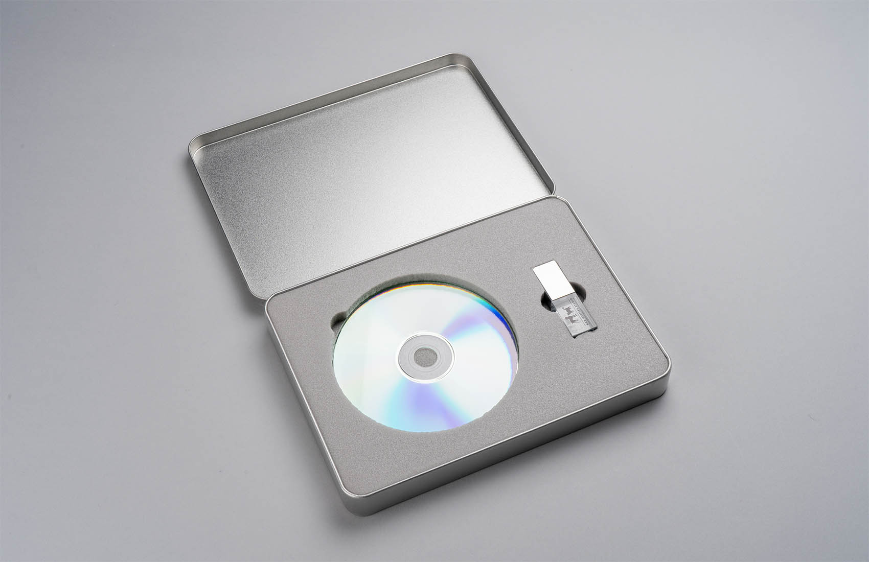 USB Tin Metal Box