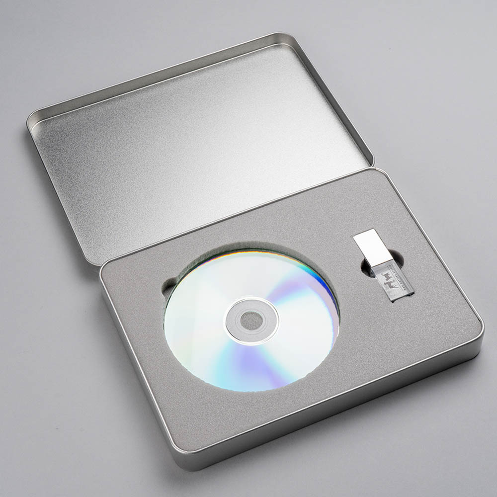 USB Tin Metal Box