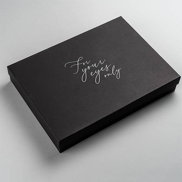 Grey Box - Black Print