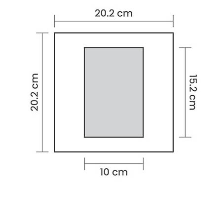 15x15cm (6x6") Square