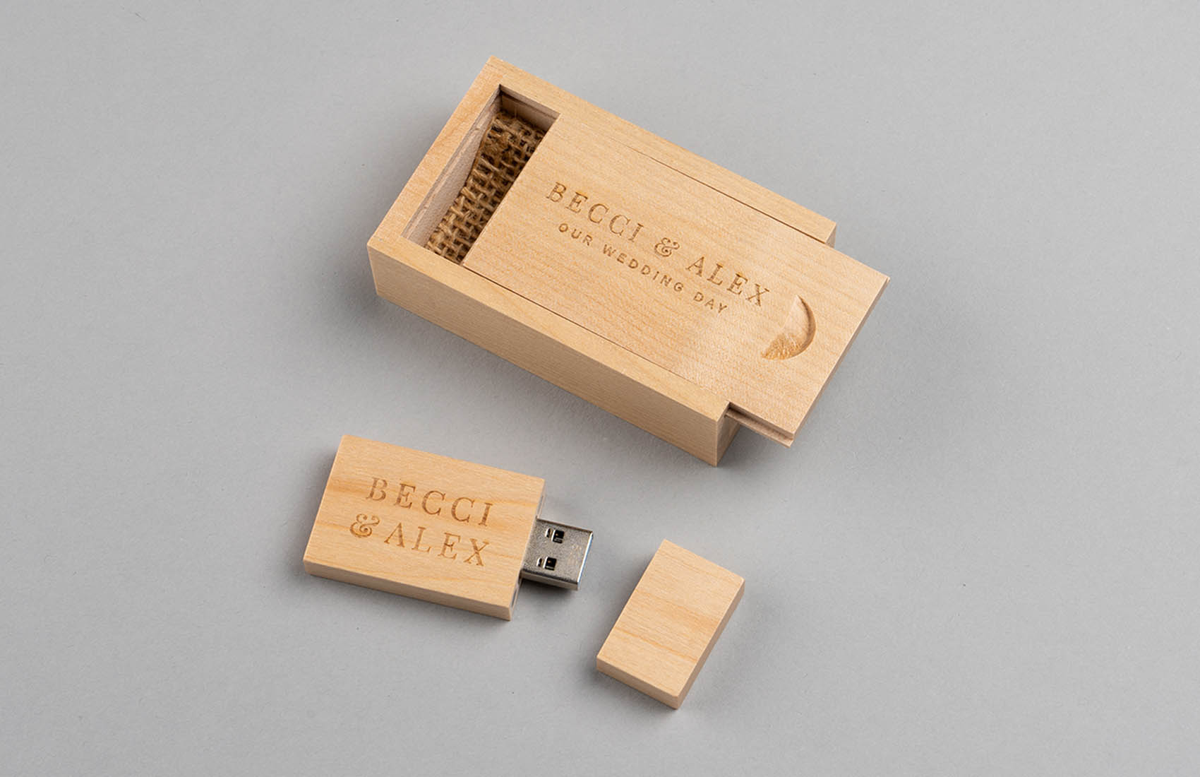 Wooden USB Box