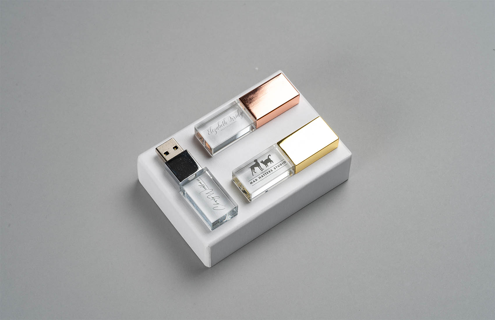 Crystal Glass USB