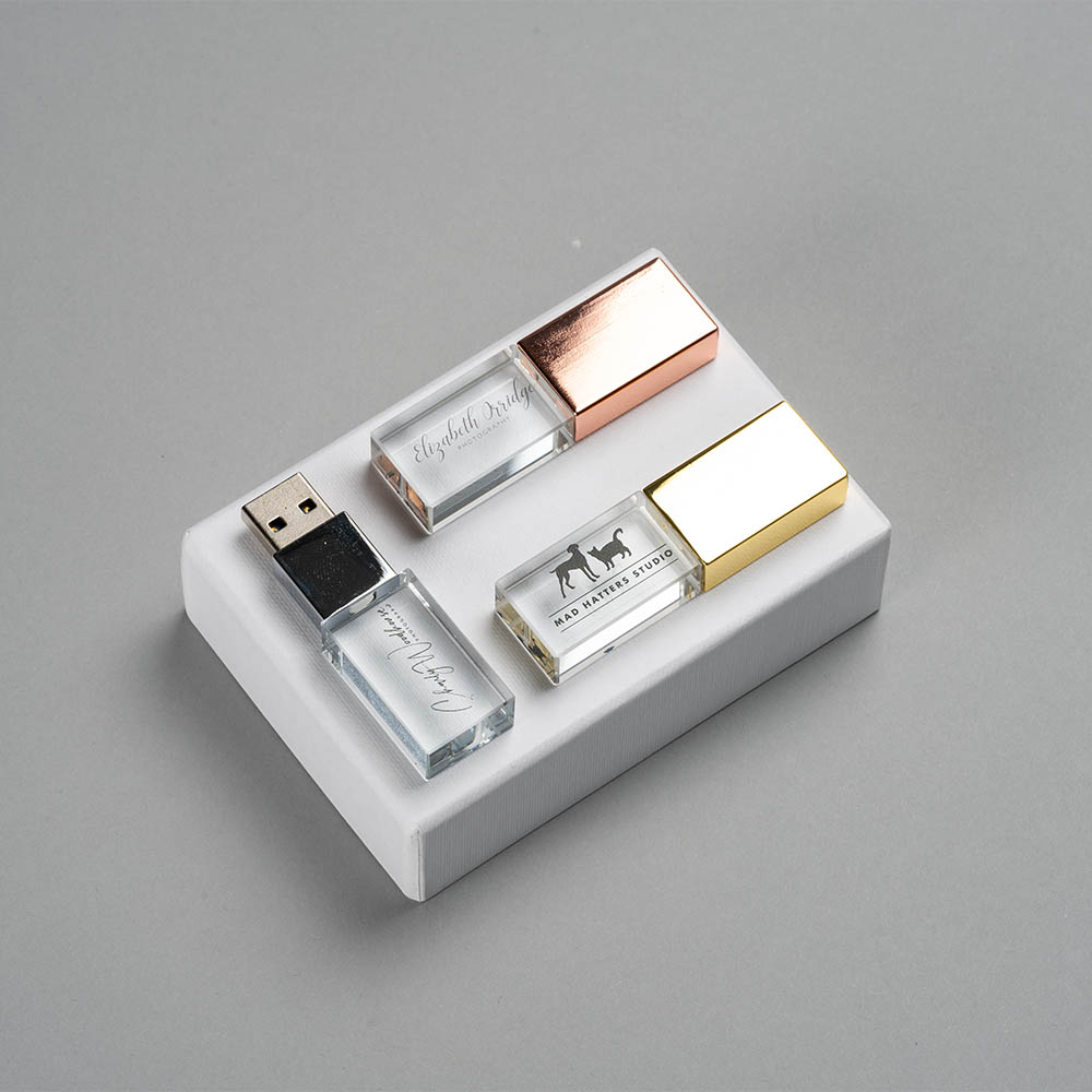 Crystal Glass USB