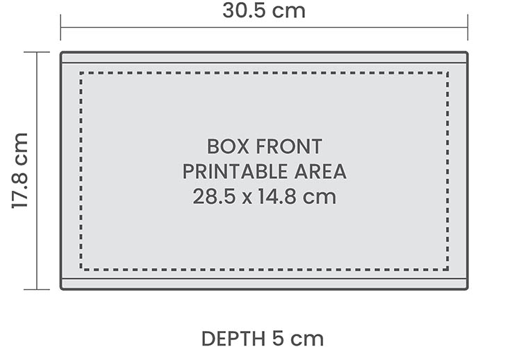 Box Lid Print Size
