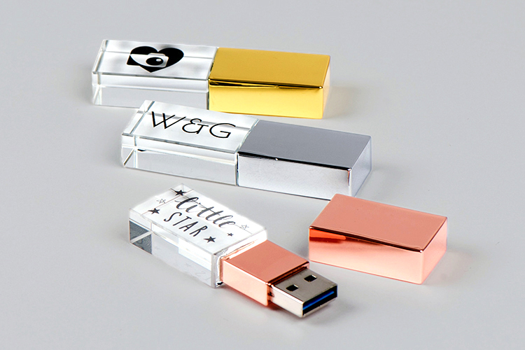 Crystal USB Sticks Personalised Glass USB Sticks Preview