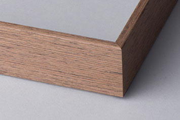 Aluminium Colour Sample Walnut Aluminium Colour Sample Walnut