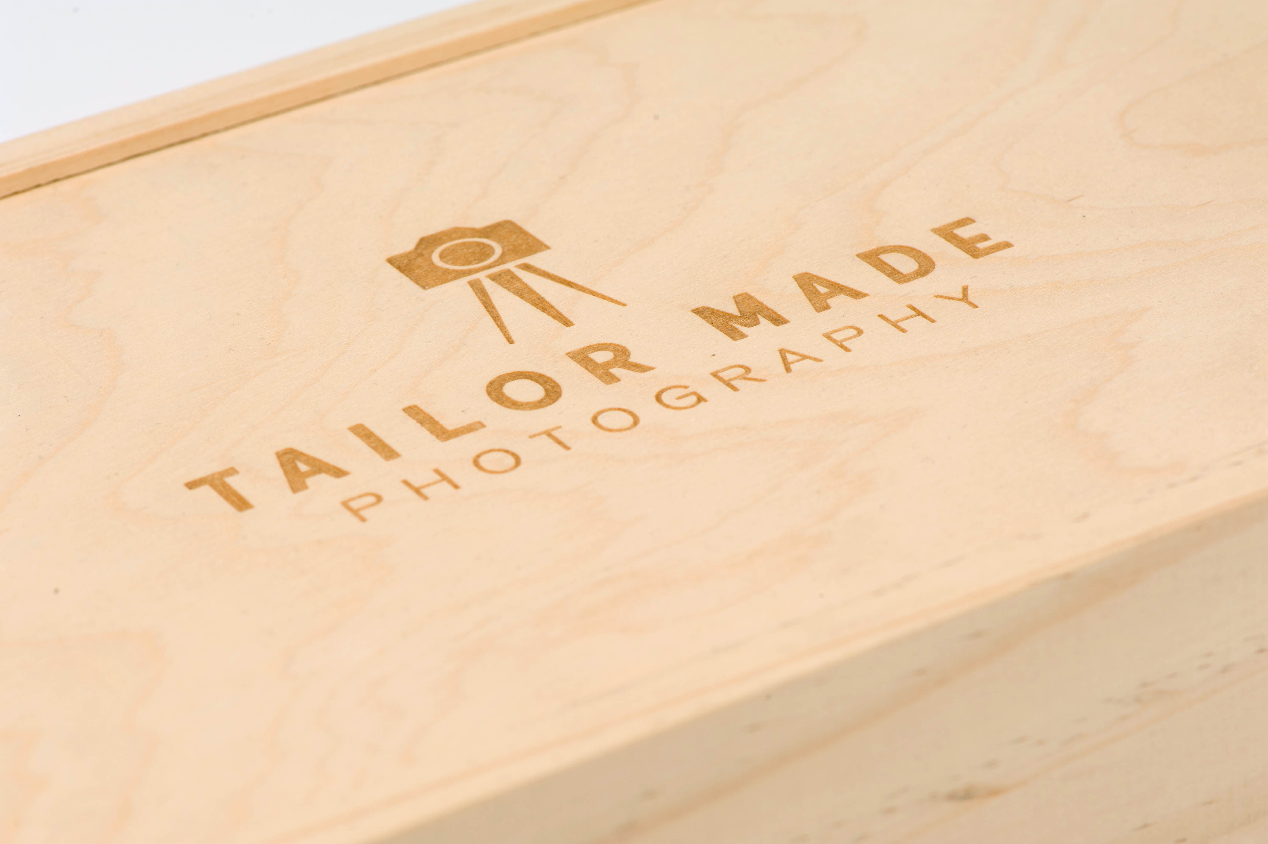 Linen Photo Book + Wooden USB Box - Options Linen Photo Book + Wooden USB Box - Options