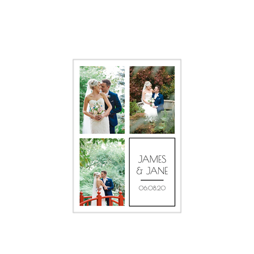 Wedding 2 Greetings Card Template