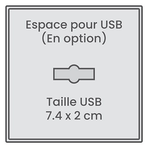 Espace pour USB Espace pour USB