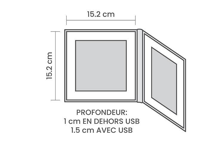 15x15cm (6x6") Image Duo 15x15cm (6x6") Image Duo