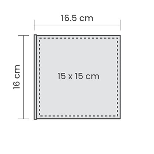 15x15cm (6x6")<br>Couverture Imprimé 15x15cm (6x6")<br>Couverture Imprimé