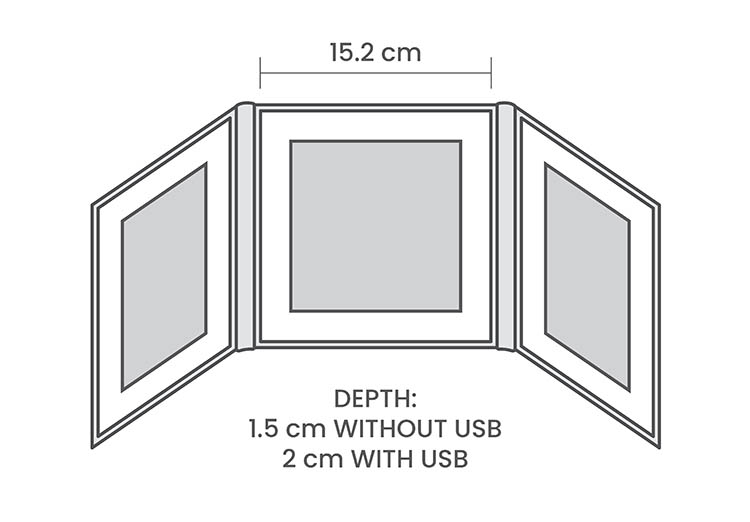 15x15cm (6x6") Image Trio 15x15cm (6x6") Image Trio