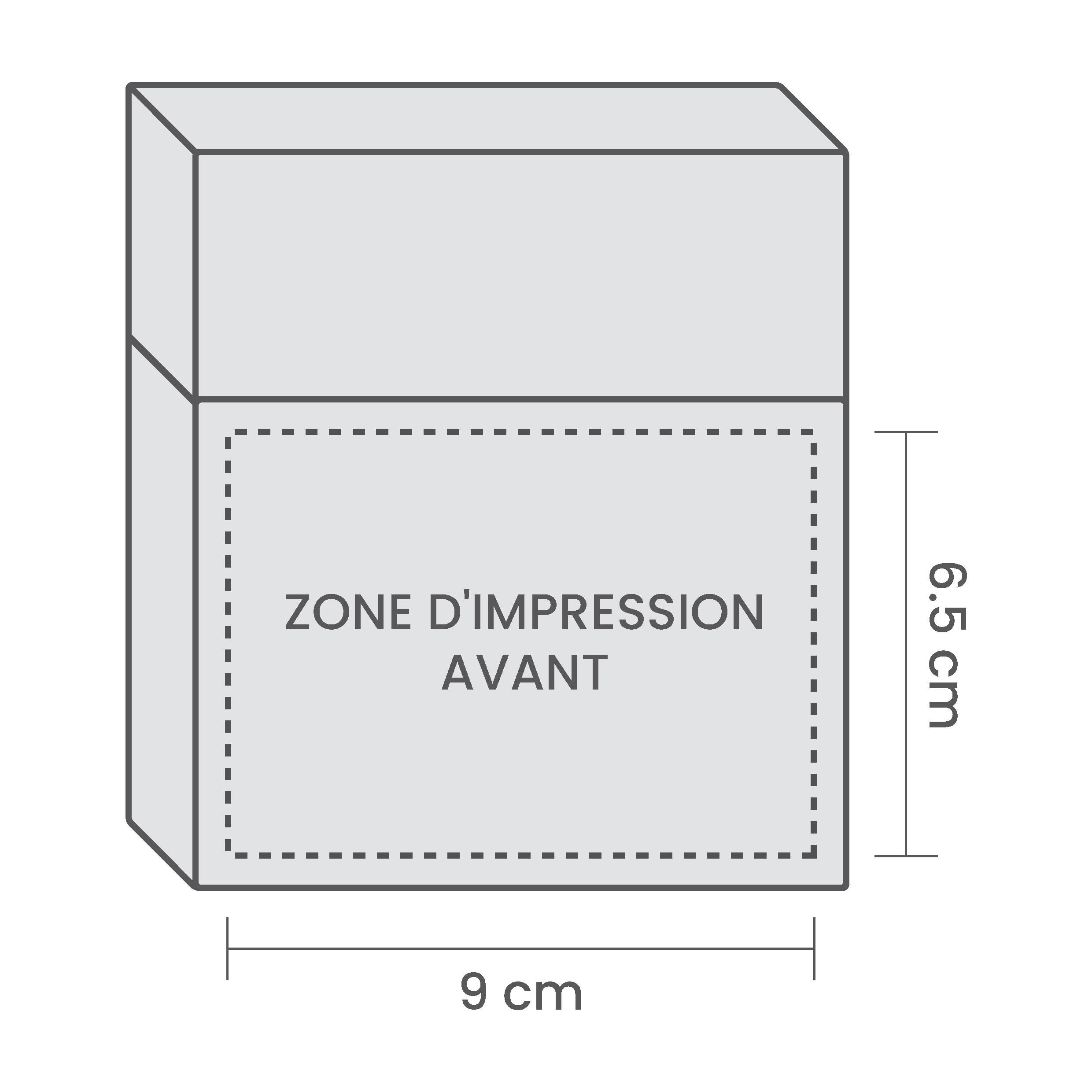 Taille d'Impression de la Boîte Taille d'Impression de la Boîte