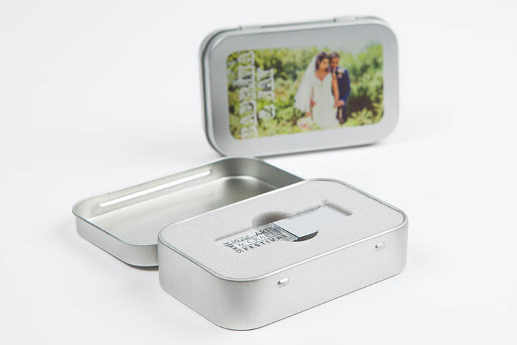 Boîte en métal USB Boîte en métal USB