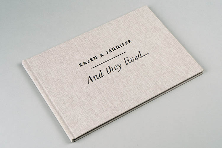 Personalised Wedding Guest Book - Option Personalised Wedding Guest Book - Option