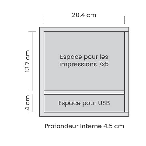 Taille Interne 13x18cm Taille Interne 13x18cm