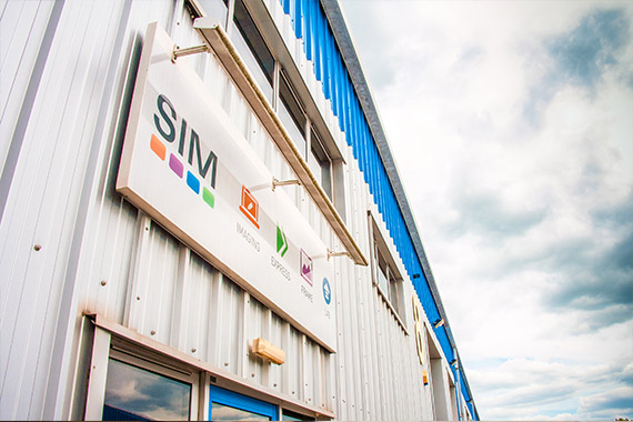 Sim Imaging factory Outside Sim Imaging factory Outside